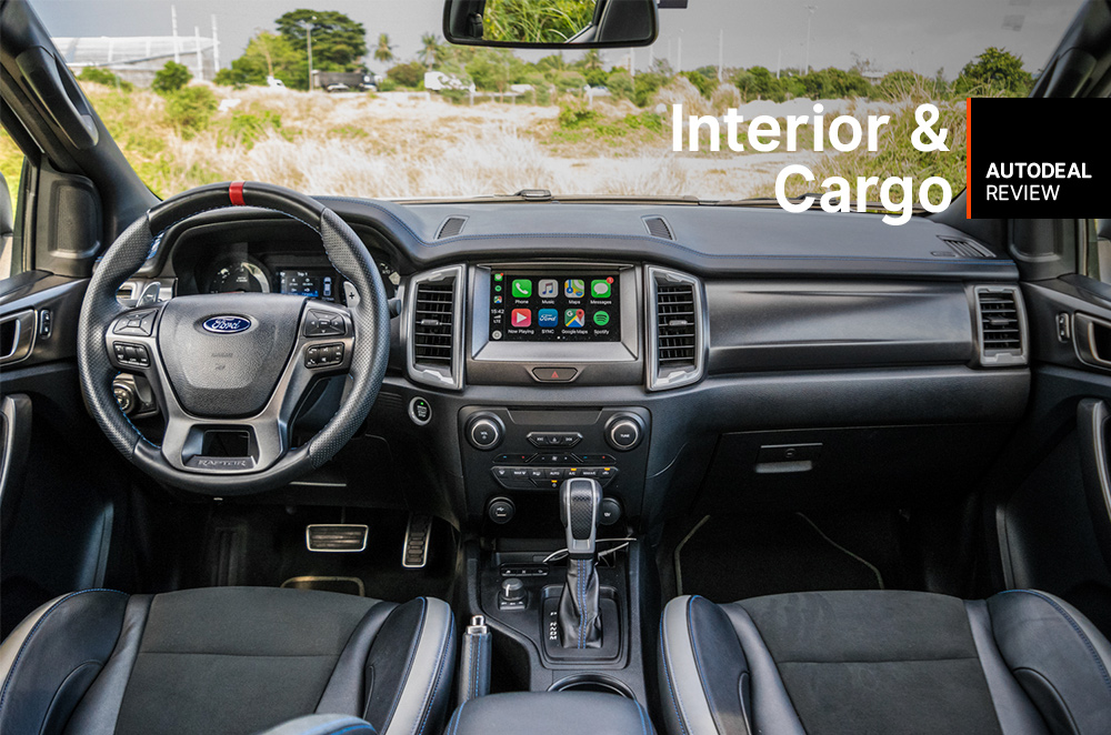 2019 Ford Ranger Raptor Interior Cargo Space Review
