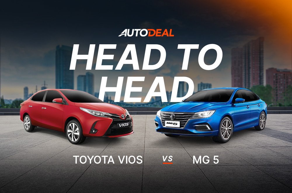 Head to Head: MG 5 vs Toyota Vios | Autodeal