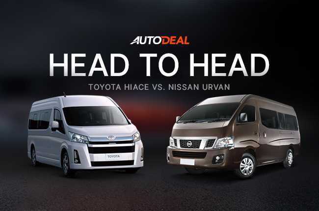 Head To Head Toyota Hiace Vs Nissan Urvan Autodeal