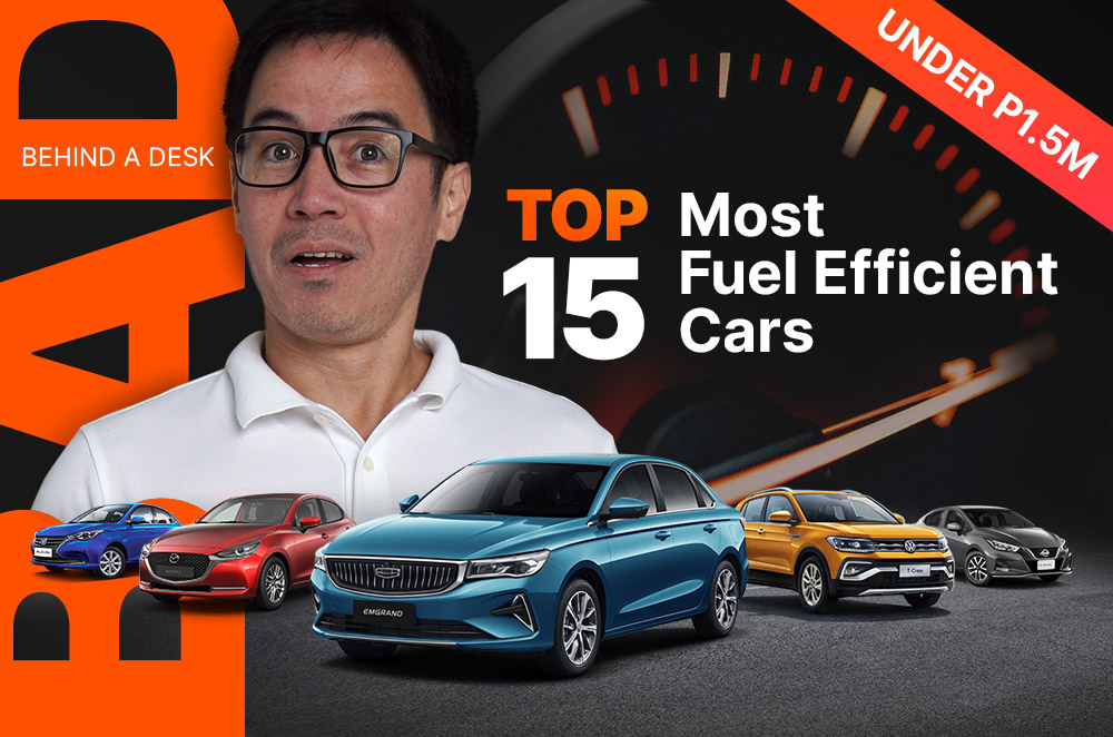 Top 15 Most Fuel Efficient Cars in the Philippines Under ₱1.5M Behind