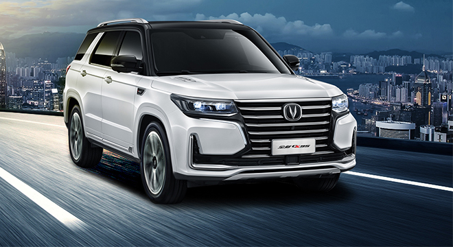 Changan cs95 видео