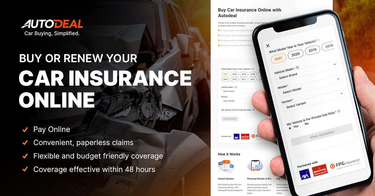 Buy Your Car Insurance Online in the Philippines | AutoDeal.com.ph